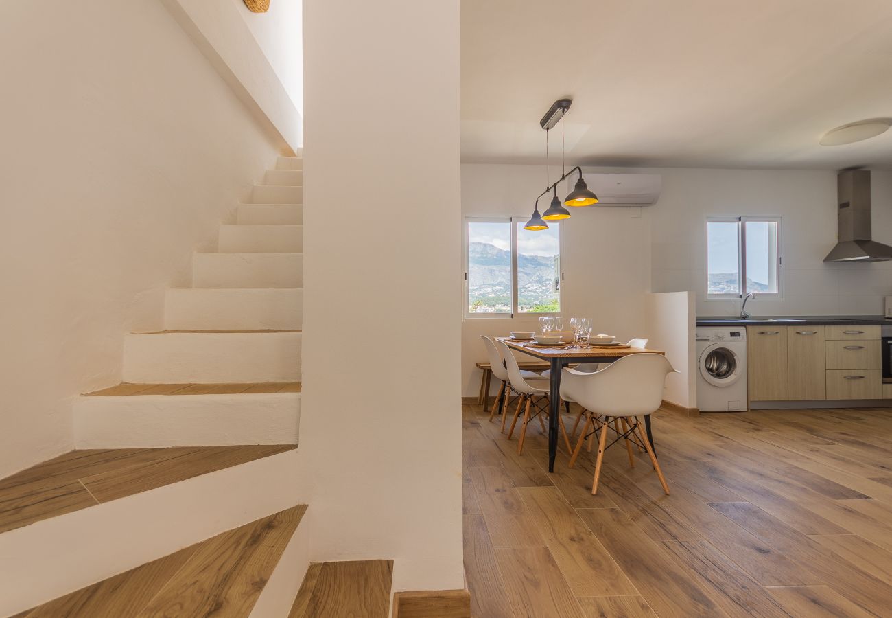 Casa en Altea - Wonderful Views Terrace 3BR Cottage - BBQ - AC Casa en Altea - Wonderful Views Terrace 3BR Cottage - BBQ - AC