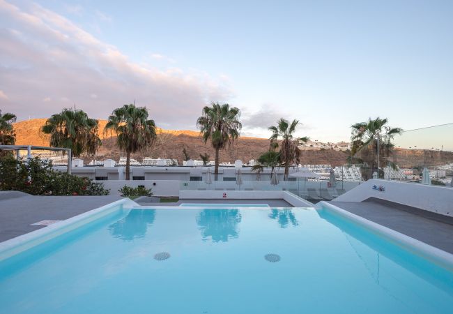 Apartamento en Mogán - 2BR Private Terrace House - Solarium & Pool Apartamento en Mogán - 2BR Private Terrace House - Solarium & Pool