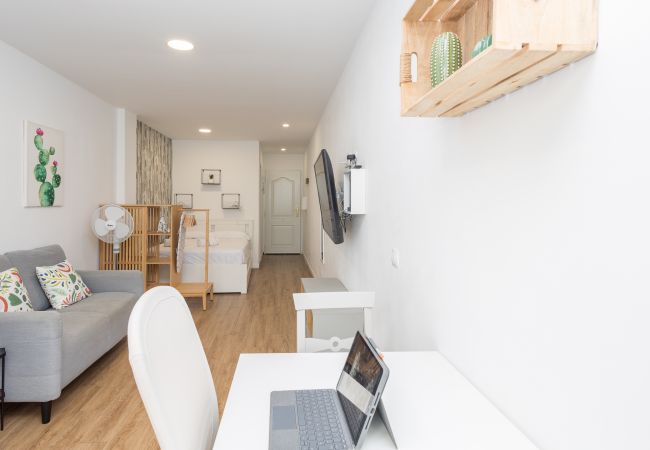 Estudio en Las Palmas de Gran Canaria - Las Canteras Beach - Bright Studio - Workfriendly Estudio en Las Palmas de Gran Canaria - Las Canteras Beach - Bright Studio - Workfriendly