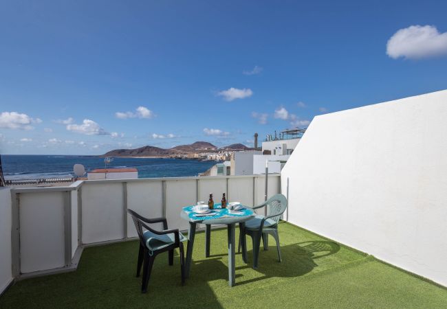 Estudio en Las Palmas de Gran Canaria - Penthouse Turismar Loft-Terrace & OceanView Estudio en Las Palmas de Gran Canaria - Penthouse Turismar Loft-Terrace & OceanView