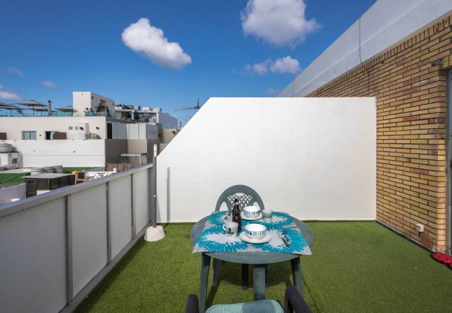 Estudio en Las Palmas de Gran Canaria - Penthouse Turismar Loft-Terrace & OceanView Estudio en Las Palmas de Gran Canaria - Penthouse Turismar Loft-Terrace & OceanView