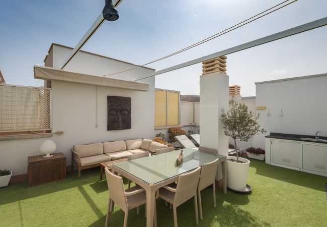Apartamento en Gáldar - 3BR Buddha Penthouse - Solarium & Pool Apartamento en Gáldar - 3BR Buddha Penthouse - Solarium & Pool