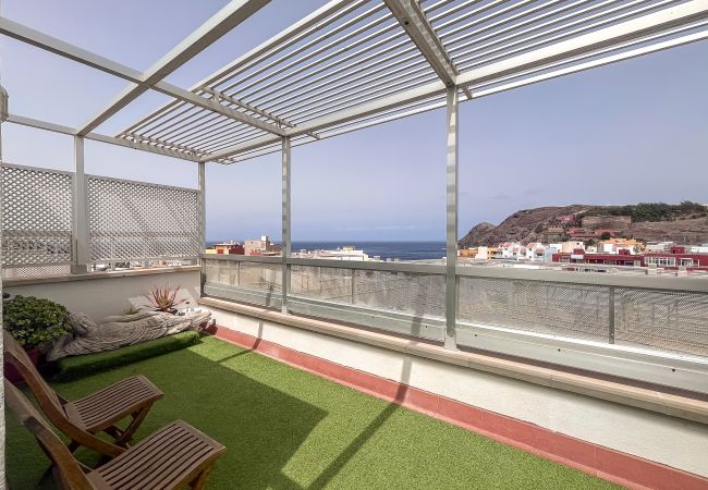 Apartamento en Gáldar - 3BR Buddha Penthouse - Solarium & Pool Apartamento en Gáldar - 3BR Buddha Penthouse - Solarium & Pool