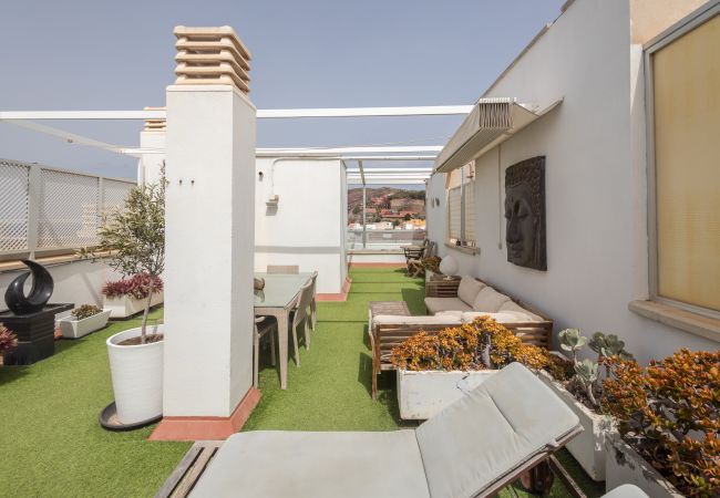 Apartamento en Gáldar - 3BR Buddha Penthouse - Solarium & Pool Apartamento en Gáldar - 3BR Buddha Penthouse - Solarium & Pool