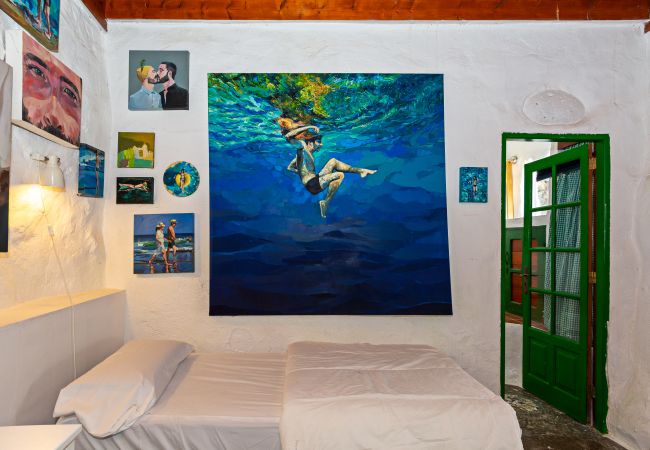 House in Las BreƱas - Bohemian Art House - 2BR in Yaiza & Garden House in Las BreƱas - Bohemian Art House - 2BR in Yaiza & Garden